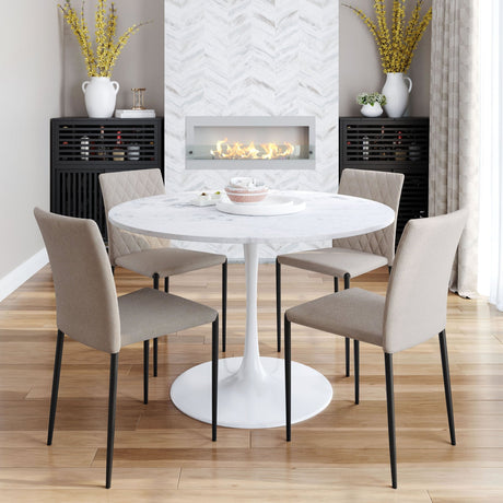 Zuo Phoenix Dining Table White