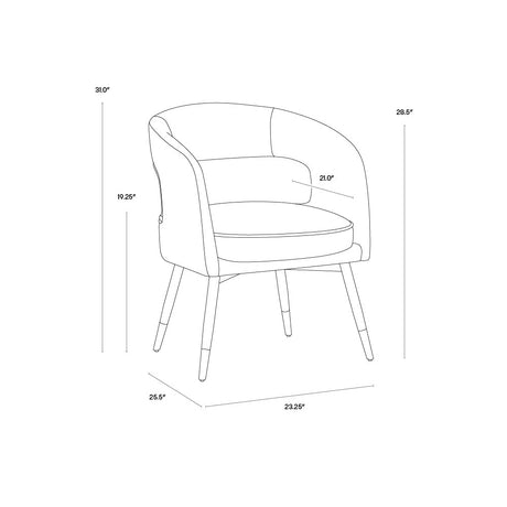 Morris Dining Armchair - Home Elegance USA