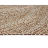 Prescott Hand - Braided Rug - Warm Natural - Home Elegance USA