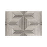 Oslow Hand - Tufted Rug - Beige / Grey - 6'' x 9'' - Home Elegance USA