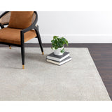 Calais Hand - Tufted Rug - Oatmeal / Grey - 6'' x 9'' - Home Elegance USA