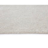 Calais Hand - Tufted Rug - Oatmeal / Grey - 6'' x 9'' - Home Elegance USA