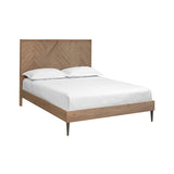 Greyson Bed - Queen - Light Acacia - Home Elegance USA