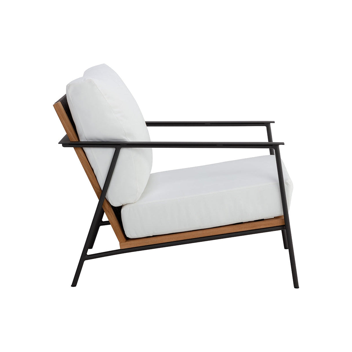 Milan Arm Chair - Stinson White - Home Elegance USA