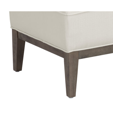 Priscilla Bench - Linoso Ivory - Home Elegance USA