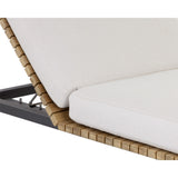 Geneve Lounger - Palazzo Cream - Home Elegance USA