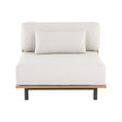 Geneve Modular - Armless Chair - Palazzo Cream | Sunpan
