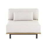 Geneve Modular - Armless Chair - Palazzo Cream - Home Elegance USA