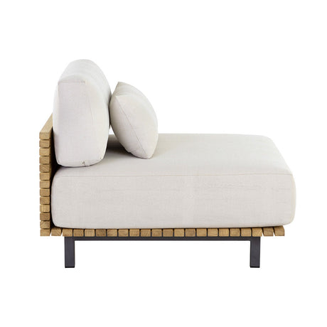 Geneve Modular - Armless Chair - Palazzo Cream - Home Elegance USA