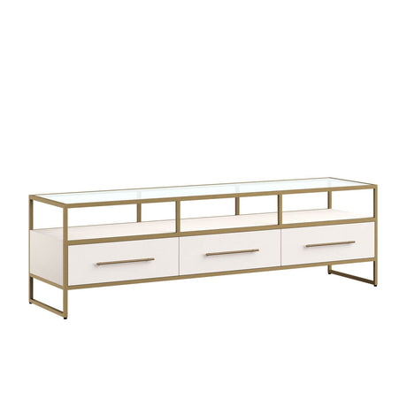 Venice Media Console And Cabinet - Home Elegance USA