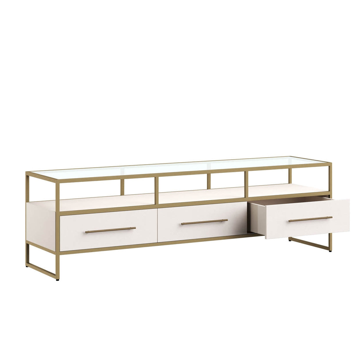 Venice Media Console And Cabinet - Home Elegance USA