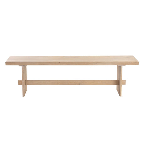 Linus Bench - Light Oak - Home Elegance USA