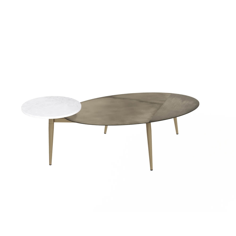 Tuner Coffee Table - Oval - Home Elegance USA