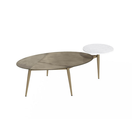 Tuner Coffee Table - Oval - Home Elegance USA