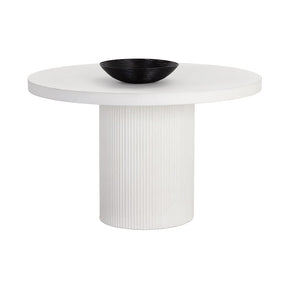 Nicolette Dining Table - White - 55" | Sunpan