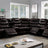 Mariah - Power Sectional + Power Recliner - Home Elegance USA