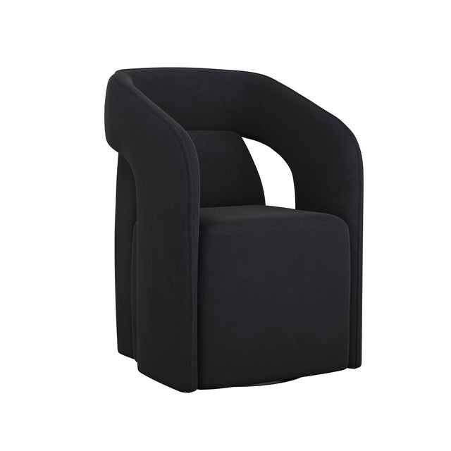 Kendrick Wheeled Dining Armchair - Home Elegance USA