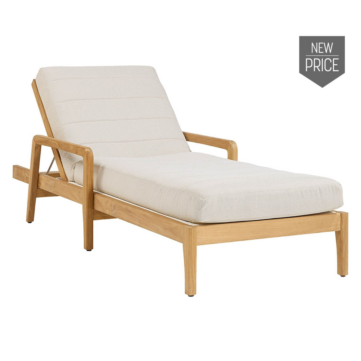 Noelle Lounger - Palazzo Cream - Home Elegance USA