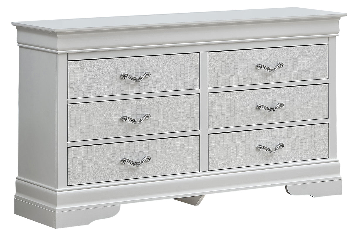 Glory Furniture Lorana G6590-D Dresser , Silver Champagne - Home Elegance USA