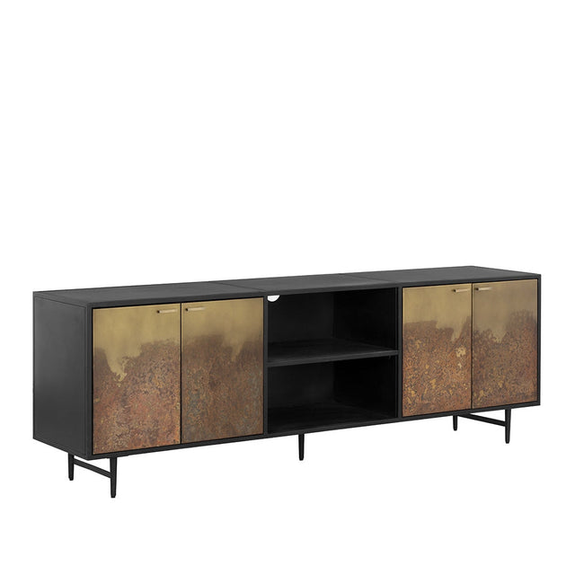 Auburn Media Console And Cabinet - Home Elegance USA