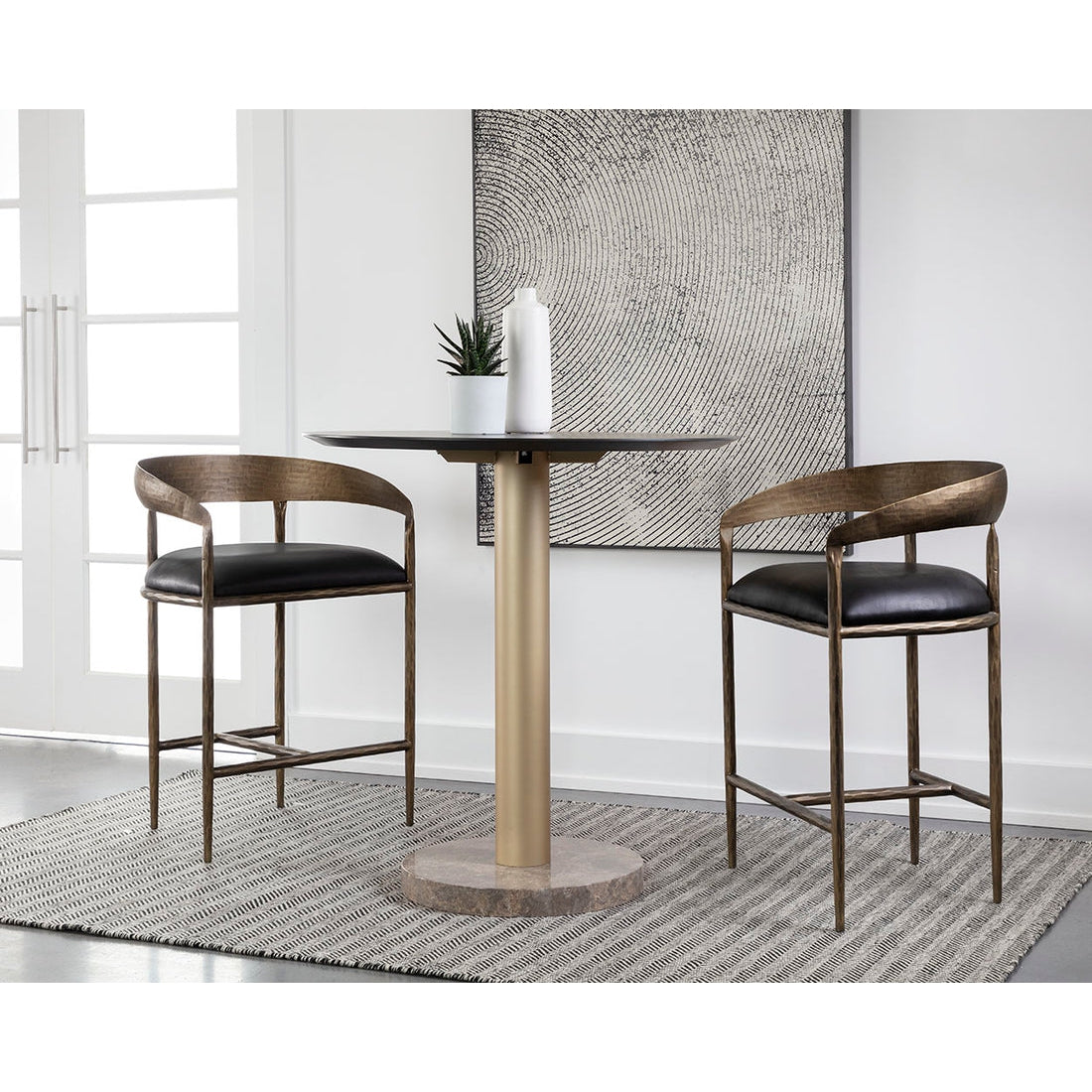 Zanatta Bar + Counter Stool - Home Elegance USA