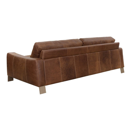 Rafael Sofa - Aged Cognac Leather - Home Elegance USA