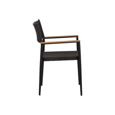 Nava Stackable Dining Armchair - Home Elegance USA