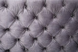 Divani Casa Jean Modern Grey Velvet Sectional Sofa Vg2T1125 - Gry | Home Elegance USA