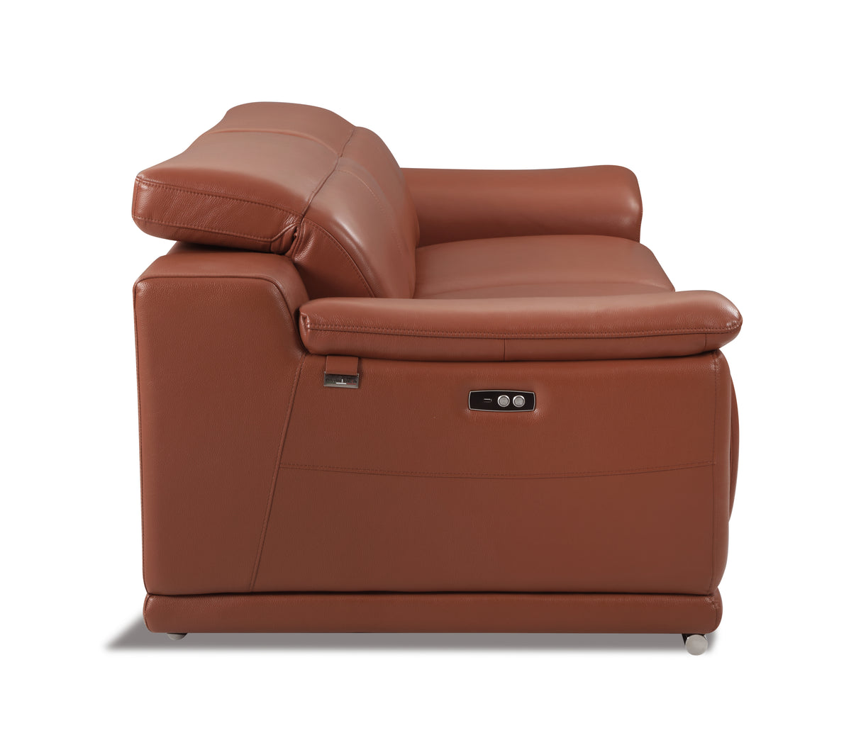 Global United Genuine Italian Leather Power Reclining Sofa