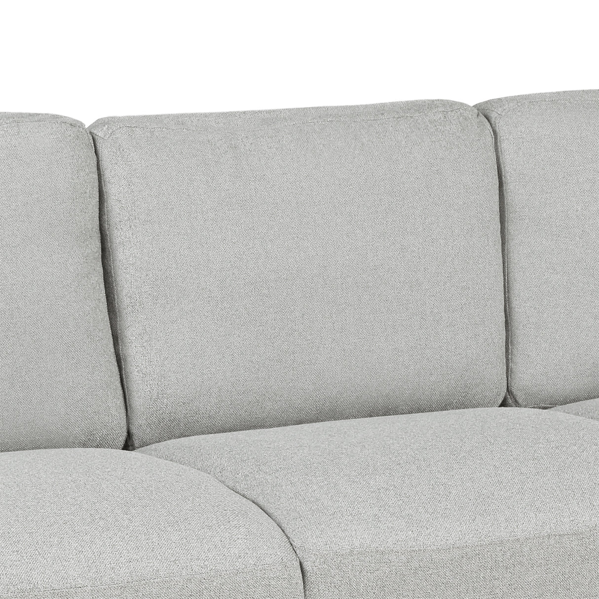 3 - Seat Sofa Living Room Linen Fabric Sofa (Light Gray) - WF191004AAN - image - 10