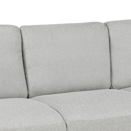 3 - Seat Sofa Living Room Linen Fabric Sofa (Light Gray) - WF191004AAN - image - 10