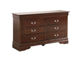 Glory Furniture LouisPhillipe G02125-D Dresser , Cappuccino - Home Elegance USA