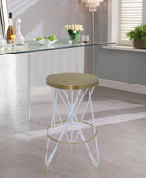 Meridian Furniture - Mercury Counter Stool Set Of 2 In White - 945White