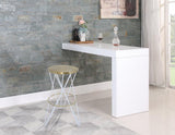 Meridian Furniture - Mercury Bar Stool Set Of 2 In White - 946White