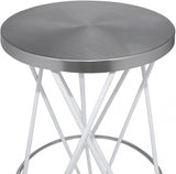 Meridian Furniture - Mercury Counter Stool Set Of 2 In White - 947White