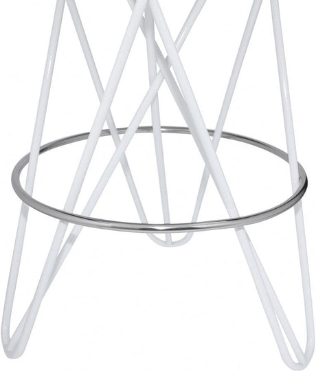 Meridian Furniture - Mercury Counter Stool Set Of 2 In White - 947White