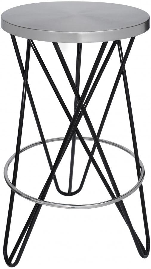 Meridian Furniture - Mercury Counter Stool Set Of 2 In Black - 947Black