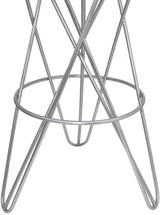 Meridian Furniture - Mercury Bar Stool Set Of 2 In Silver - 948Silver