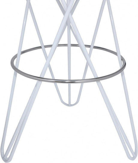 Meridian Furniture - Mercury Bar Stool Set Of 2 In White - 948White