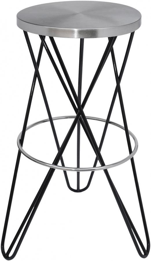 Meridian Furniture - Mercury Bar Stool Set Of 2 In Black - 948Black