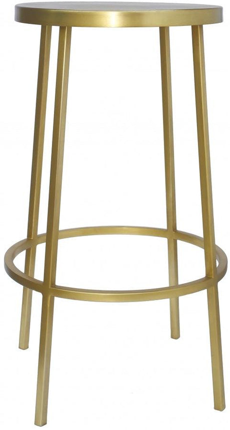 Meridian Furniture - Tyson Counter Stool Set Of 2 In Gold - 949Gold