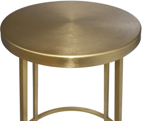 Meridian Furniture - Tyson Bar Stool Set Of 2 In Gold - 950Gold