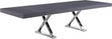 Excel Extendable 2 Leaf Dining Table In Grey Oak Lacquer - 998-T | Meridian