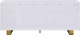 Meridian Furniture - Excel Sideboard-Buffet In White Lacquer - 355