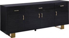 Excel Sideboard-Buffet In Grey Oak Lacquer - 356 | Meridian