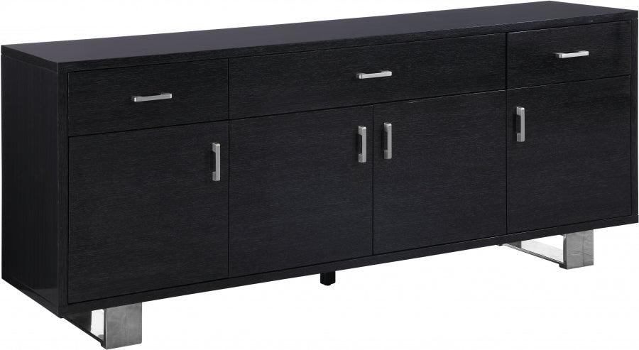 Meridian Furniture - Excel Sideboard-Buffet In Grey Oak Lacquer - 359