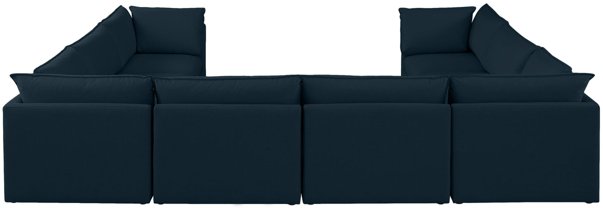 Mackenzie - Modular Sectional 8 Piece - Navy - Home Elegance USA