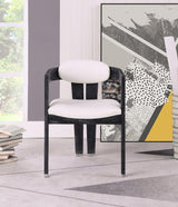 Meridian Furniture - Vantage Faux Leather Dining Chair Set Of 2 In White - 852White-C