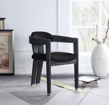 Meridian Furniture - Vantage Velvet Dining Chair Set Of 2 In Black - 852Black-C