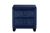 Sophia Queen Bed 4 Piece Blue Home Elegance USA